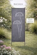 finehomegarden Gartenstecker Sichtschutz Metall Pusteblume Bild 3