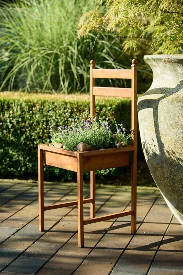 Blümelhuber Gartenstecker Edelrostdeko Stuhl Cortenstahl - Bild 2