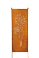 finehomegarden Gartenstecker Stele Metall Pusteblume Sichtschutz Edelrost Bild 2