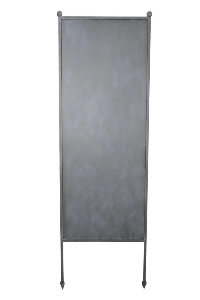 finehomegarden Gartenstecker Stele Metall Sichtschutz grau - Bild 2