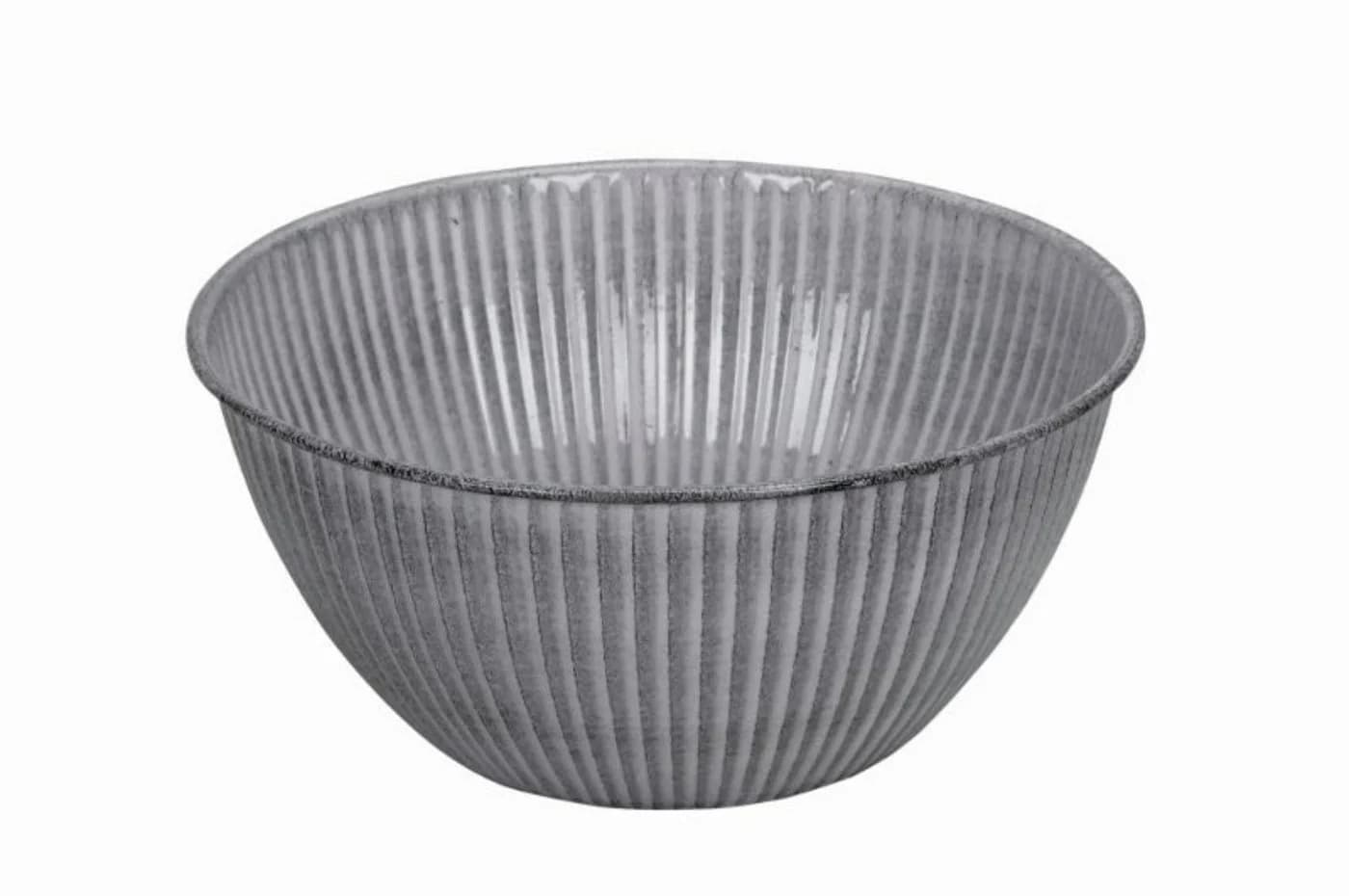 finehomegarden Pflanzschale Metall lackiert grau Ø32/38cm - Bild 2
