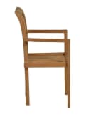 MiaMöbel Gartensessel Teak massiv Honig Bild 3