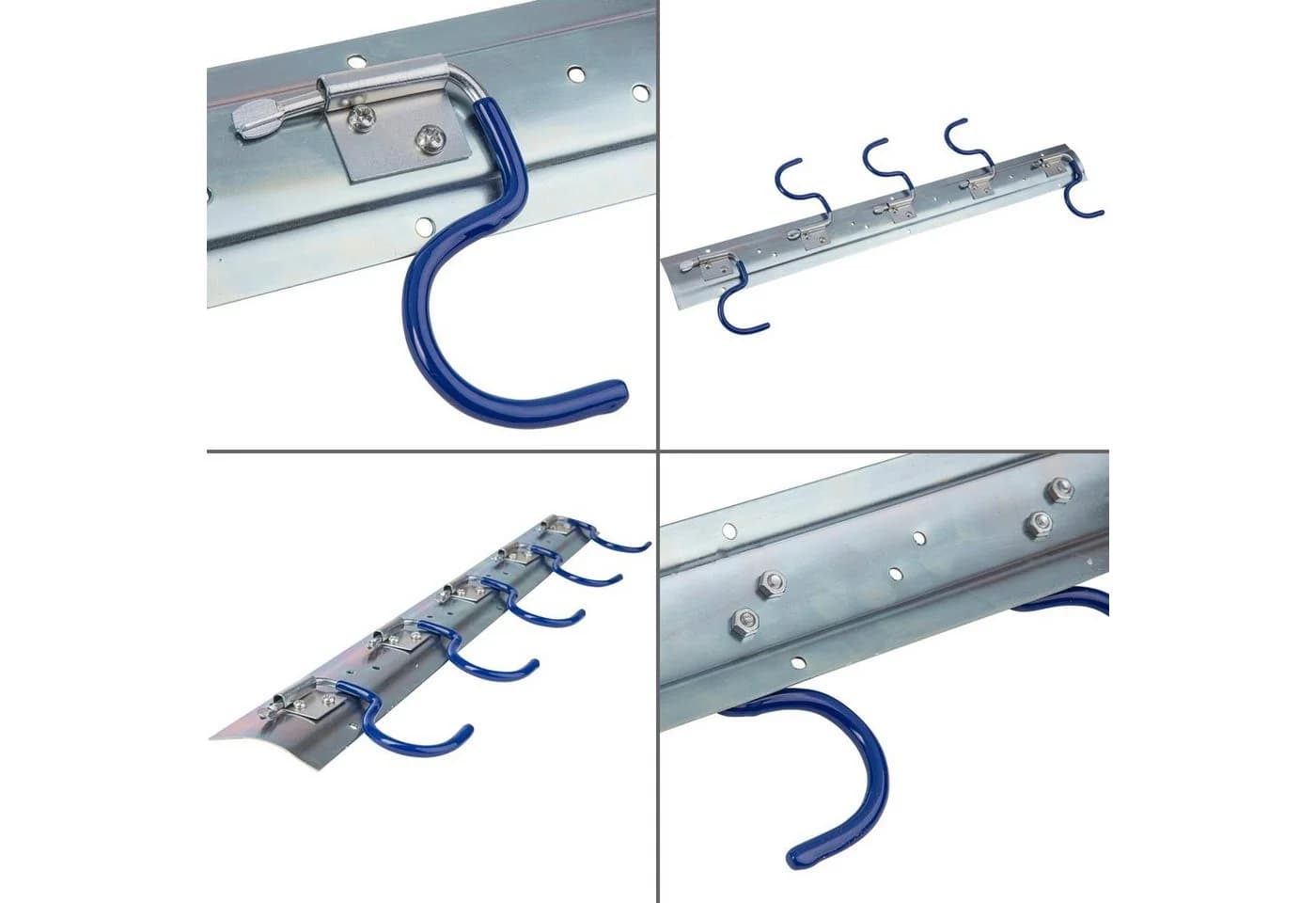 ONVAYA Geräteleiste 50 cm Stahl mit 5 Haken (2-tlg) - Bild 5