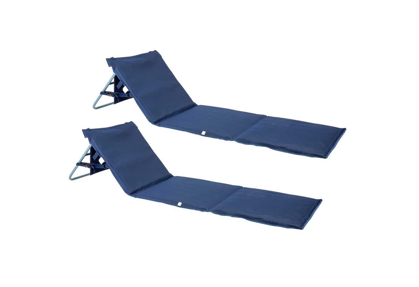 ONVAYA Isomatte Strandmatte mit Rückenlehne Blau 2-tlg. - Bild 2