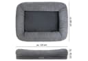 ONVAYA Hundebett Grau Waschbar Orthopädisch Bild 1