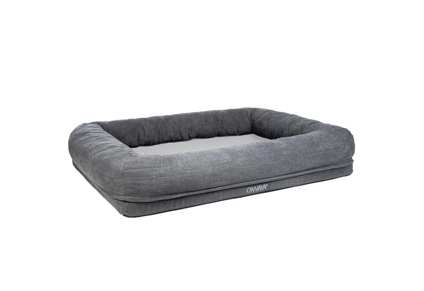 ONVAYA Hundebett Grau Waschbar Orthopädisch - Bild 2