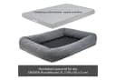 ONVAYA Hundebett Grau Waschbar Orthopädisch Bild 3
