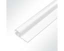 LYSEL Aluminium U-Laufschiene Weiß RAL 9016 für 5-9mm Keder Bild 3