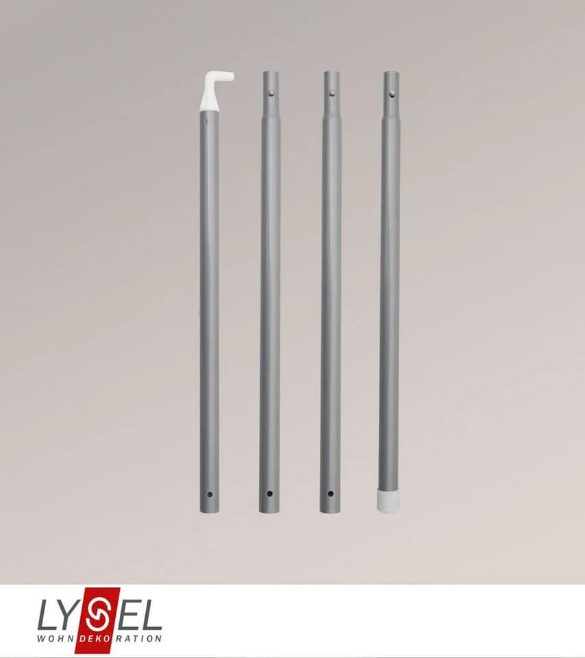 LYSEL® Bedienstab für Sonnensegel 127cm Grau