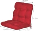 Beautissu Sitzauflage Niedriglehner Flair NL Rot Bild 3