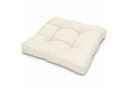 Beautissu XLuna Sitzkissen Beige 10 cm dick Polyester Bild 2