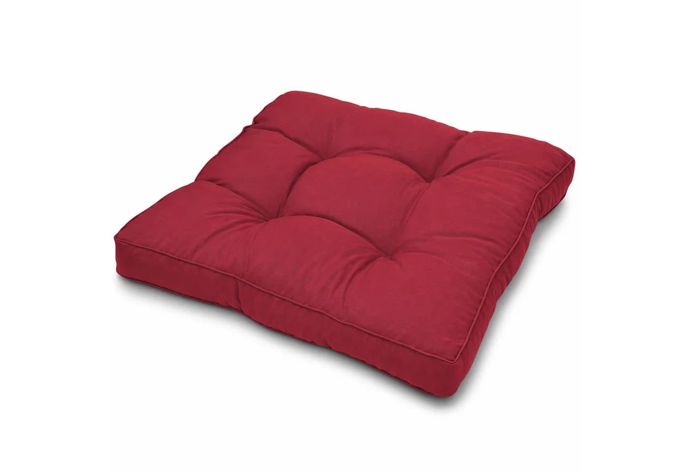 Beautissu Sitzkissen XLuna Rot 10cm Dick Polyester - Bild 2