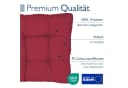 Beautissu Sitzkissen XLuna Rot 10cm Dick Polyester Bild 5