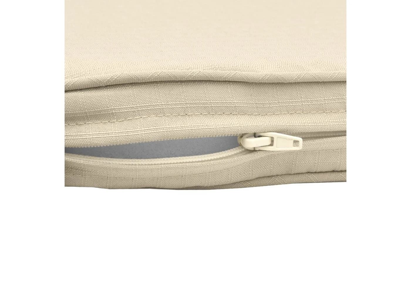Beautissu Bankauflage Base BK Natur waschbar - Bild 3