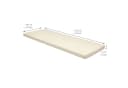 Beautissu Bankauflage Base BK Natur waschbar Bild 4
