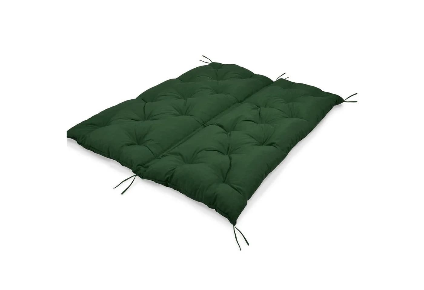 Beautissu Bankauflage Flair BR Dunkelgrün Outdoor Sitzkissen - Bild 3