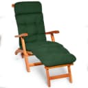 Beautissu Liegenauflage Deckchair 200x50x8 cm Grün Bild 2