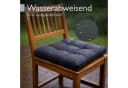 Beautissu Sitzkissen Lounge Kissen Outdoor Sitzkissen Flair LK, 50x50x10cm, Graphitgrau Bild 4