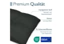 Beautissu Sitzkissen Lounge Kissen Outdoor Sitzkissen Flair LK, 50x50x10cm, Graphitgrau Bild 5