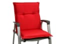 Beautissu Sitzauflage 6er Set Niedriglehner Base NL Rot 100x50cm Bild 1