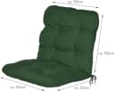 Beautissu Sitzauflage 2er Set Niedriglehner Dunkelgrün Bild 1