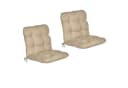 Beautissu Sitzauflage 2er Set Niedriglehner Flair NL Natur Bild 2