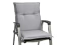 Beautissu Sitzauflage 4er Set Niedriglehner Base NL Grau Bild 5