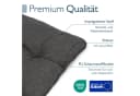 Beautissu Outdoor Loungekissen Anthrazit 50x40cm Bild 5