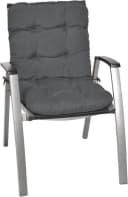 Beautissu Sitzauflage 6er Set Niedriglehner Auflagen Set Flair NL, 100x50x8cm, Graphitgrau Bild 3