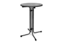 Beautissu Stehtisch Bellini Klappbar Ø60cm Grau Bild 2