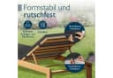 Beautissu Liegenauflage 2er Set Deckchair Auflagen Wasserdicht QD-RL, 190x60cm, Anthrazit Bild 4