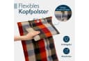 Beautissu Hochlehnerauflage Premium Beige mit Kopfpolster Bild 4