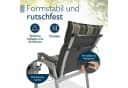 Beautissu Sitzauflage Niedriglehner Grün-Gestreift Premium Bild 4