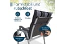 Beautissu Sitzauflage 2er Set Niedriglehner Anthrazit-Gestreift Bild 4
