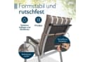 Beautissu Niedriglehner Auflage 2er Set Beige-Weiß UV-Lichtechtheit Bild 4