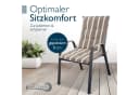 Beautissu Niedriglehner Auflage 2er Set Beige-Weiß UV-Lichtechtheit Bild 5
