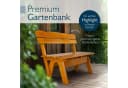 Beautissu Gartenbank 2-Sitzer 120 cm Kiefernholz Bild 3