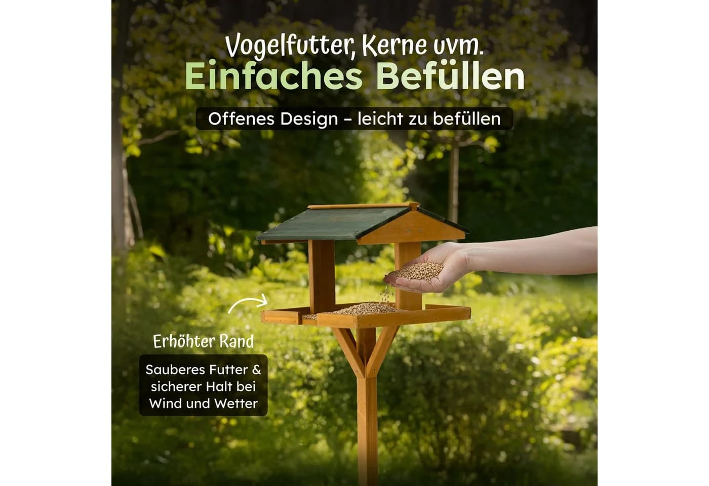 Moorland Vogelhaus VH zum Selberbauen Braun - Bild 3