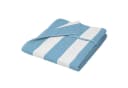 Beautissu Handtuch Cassis 200x75cm Blau-Weiß-gestreift Liegenauflage Bild 2
