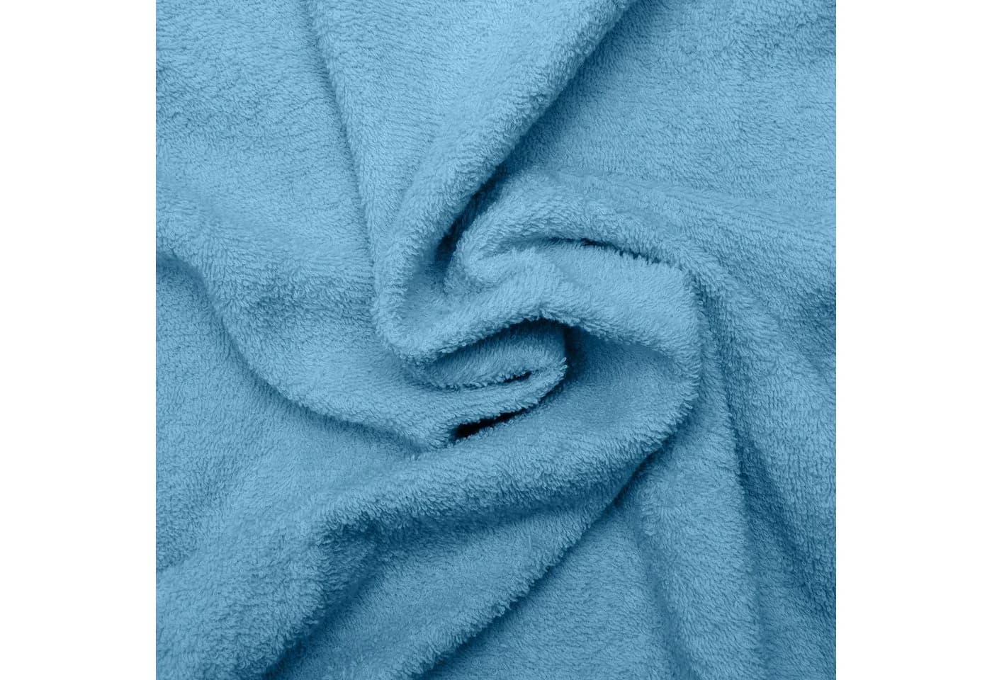 Beautissu Handtuch Cassis 200x75cm Blau-Weiß-gestreift Liegenauflage - Bild 4