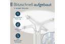 Beautissu Bistrotisch Bistroni WP Ø80xH70cm Weiß Klappbar Bild 1