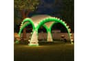 Swing&Harmonie LED Event Pavillon DomeShelter Grün mit Solarmodul Bild 3