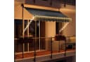 Swing&Harmonie LED-Klemmmarkise mit Solarmodul Anthrazit/Weiß Bild 3