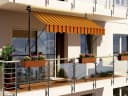 Swing&Harmonie LED Klemmmarkise Balkon mit Kurbel und Solarmodul Bild 2
