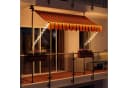 Swing&Harmonie LED Klemmmarkise Balkon mit Kurbel und Solarmodul Bild 3