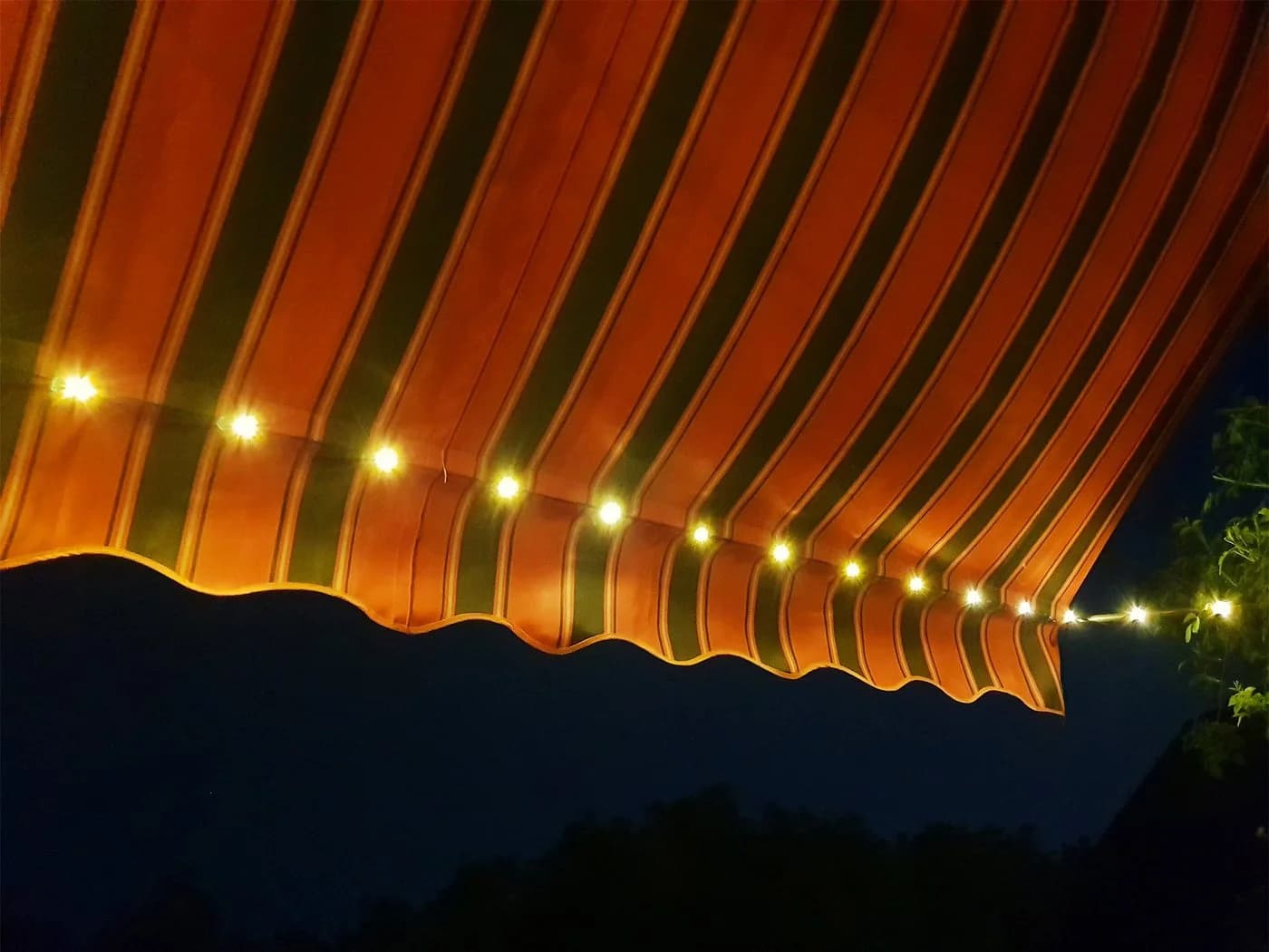 Swing&Harmonie LED Klemmmarkise Balkon mit Kurbel und Solarmodul - Bild 4