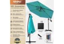 Swing&Harmonie LED Sonnenschirm 300cm RGB Anthrazit Bild 2