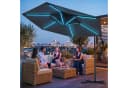 Swing&Harmonie LED Sonnenschirm 300cm RGB Anthrazit Bild 3
