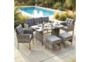 Swing&Harmonie Gartenlounge-Set 7-tlg. Polyrattan Braun Bild 1
