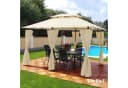 Swing&Harmonie Pavillon LED 3x4m Minzo Beige Solar Bild 2